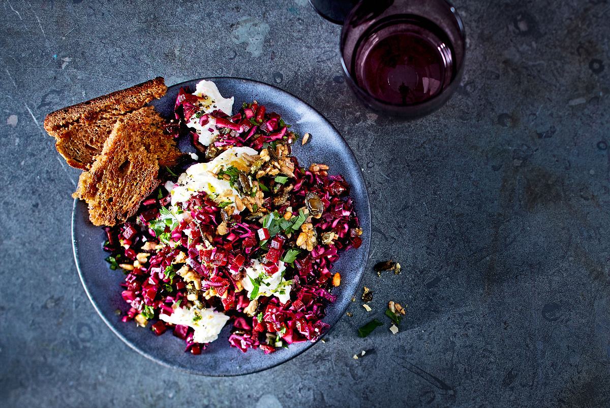 Rote-Bete-Rotkohl-Tatar Rezept