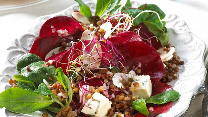 Rote-Bete-Salat mit Linsen Rezept - Foto: House of Food / Bauer Food Experts KG