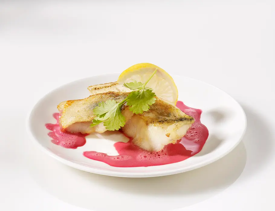 Rote-Bete-Soße zu Zander Rezept Rote-Bete-Soße zu Zander Rezept