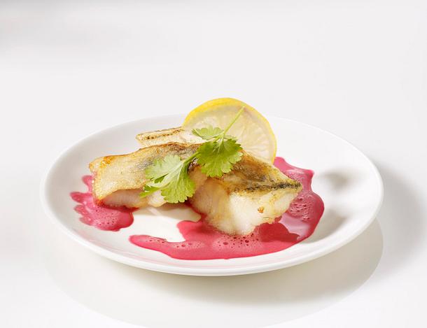 Rote-Bete-Soße zu Zander Rezept Rote-Bete-Soße zu Zander Rezept