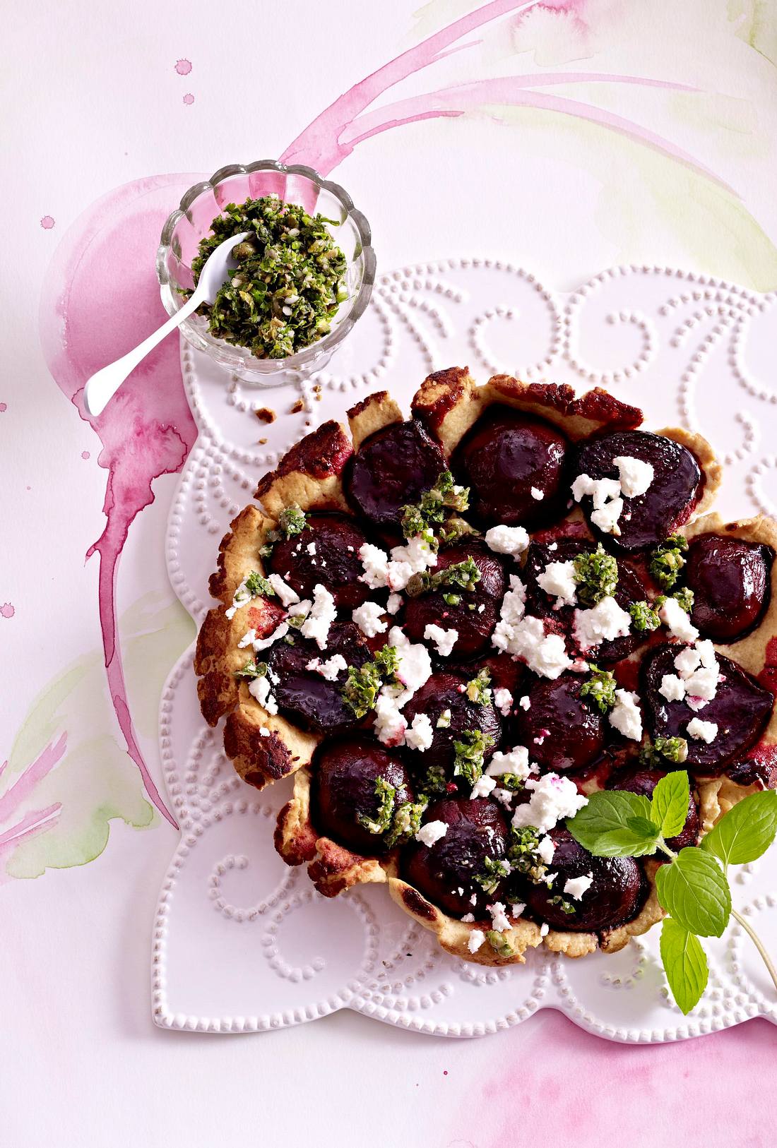 Rote-Bete-Tarte-Tartin Rezept | LECKER