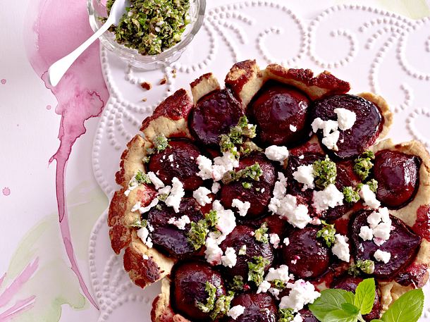 Rote-Bete-Tarte-Tartin Rezept Rote-Bete-Tarte-Tartin Rezept