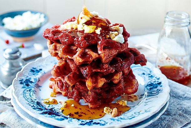 Rote-Bete-Waffeln Rezept Rote-Bete-Waffeln Rezept
