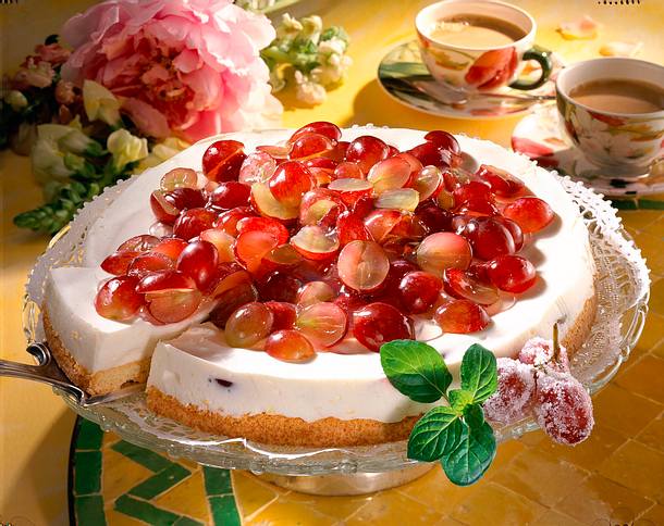 Rote Traubentorte Rezept