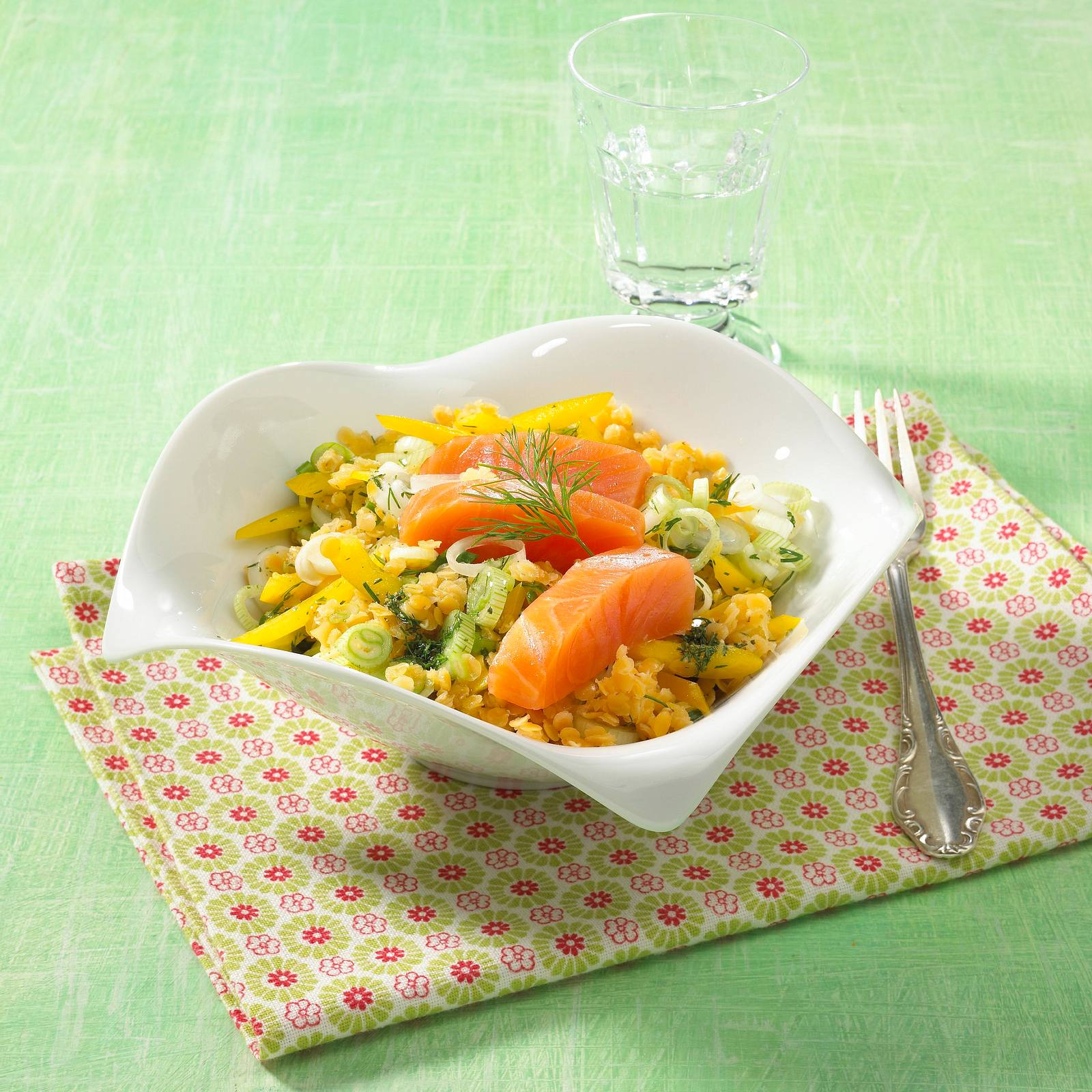 Roter Linsensalat Mit Lachs (Diät) Rezept | LECKER