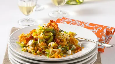 Roter Linsensalat mit Schafskäse & Bacon Rezept - Foto: LECKER @ Bauer Media Group