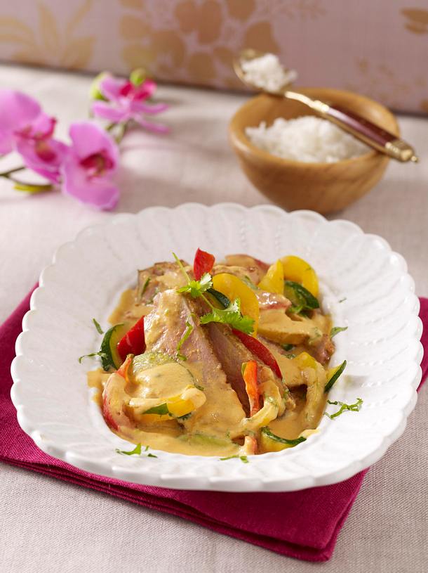 Rotes Enten-Curry Rezept | LECKER