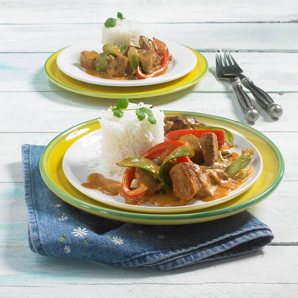 Rotes Puten-Kokos-Curry Rezept Rotes Puten-Kokos-Curry Rezept