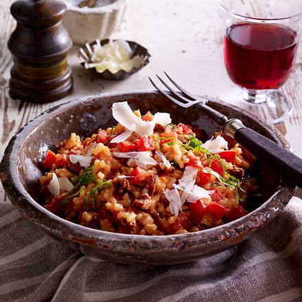 Rotes Risotto milanese Rezept