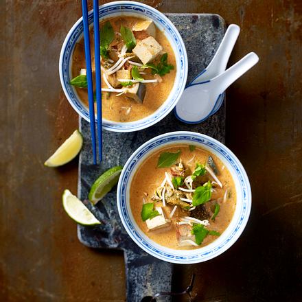Rotes Thai-Curry mit Tofu Rezept