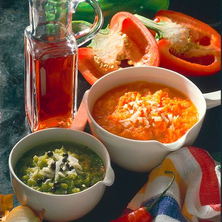 Rotes und grünes Paprika-Relish Rezept Rotes und grünes Paprika-Relish Rezept