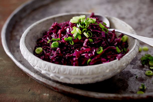 Rotkohl-Cole-Slaw Rezept Rotkohl-Cole-Slaw Rezept
