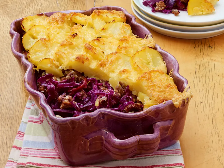 Rotkohl-Kartoffel-Lasagne Rezept Rotkohl-Kartoffel-Lasagne Rezept