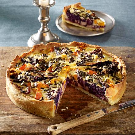 Rotkohl-Kuchen Rezept