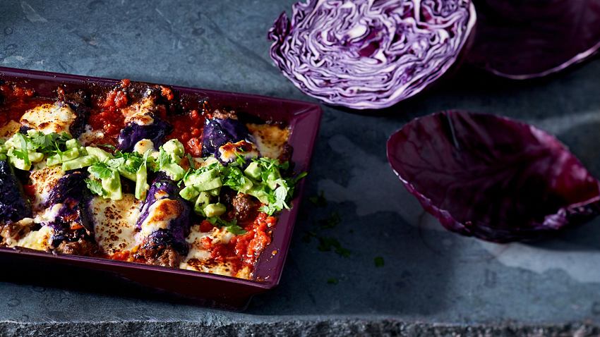 Rotkohl-Mini-Enchiladas Rezept - Foto: House of Food / Bauer Food Experts KG