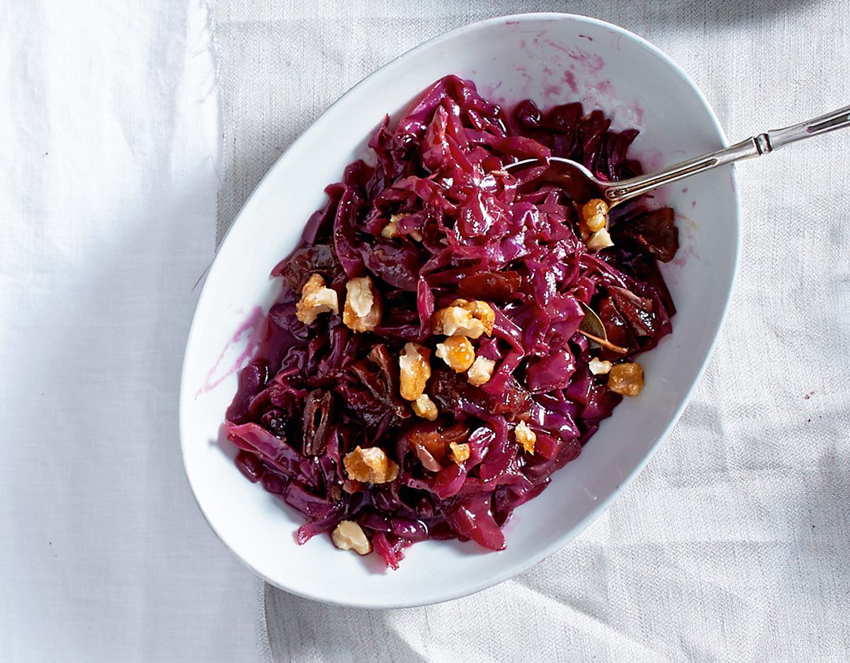 Rotkohl mit Datteln Rezept