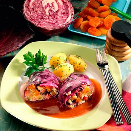 Rotkohlrouladen Rezept Rotkohlrouladen Rezept