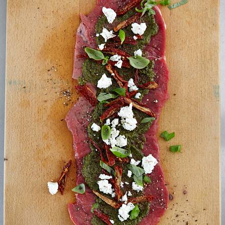 Roulade mit Pesto Rezept Roulade mit Pesto Rezept