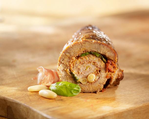 Rouladenfüllung mit Tomatenpesto, Parmaschinken und Basilikum (4 mal anders) Rezept
