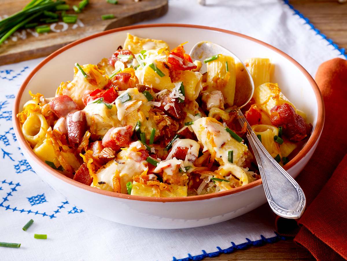 Rübli-Rigatoni Rezept