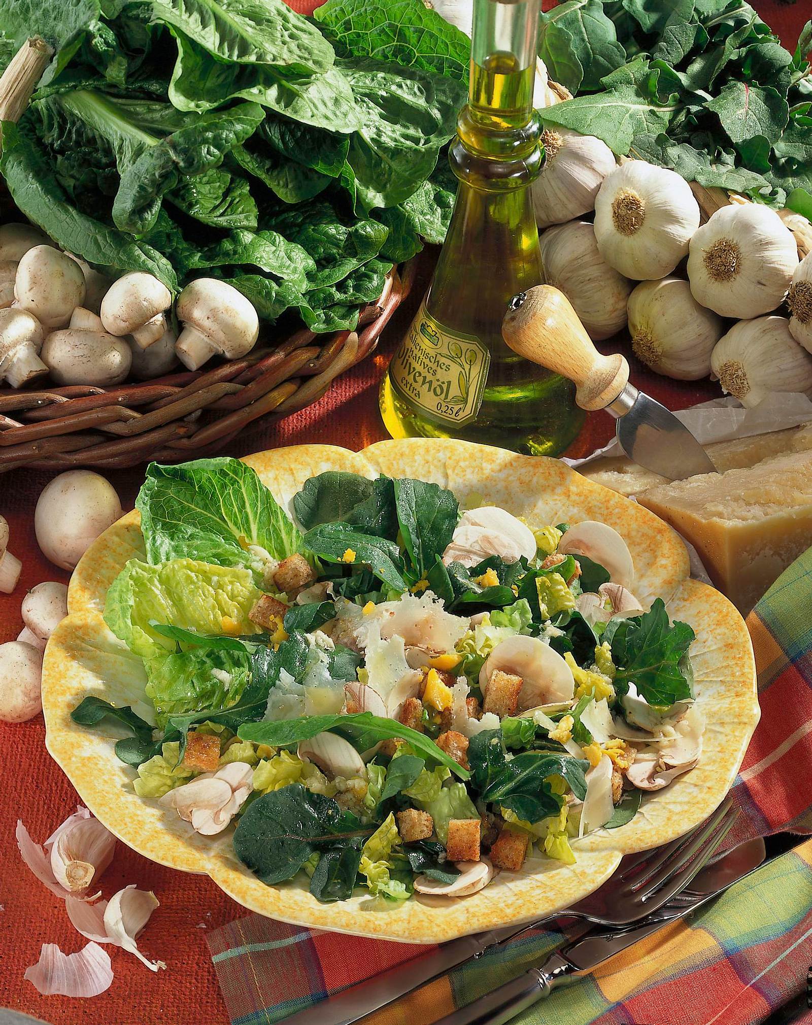 Ruccola-Salat mit Parmesan Rezept | LECKER