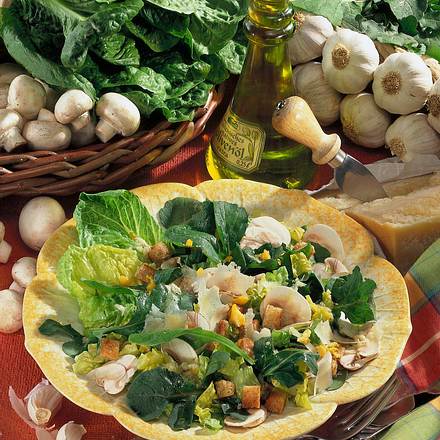 Ruccola-Salat mit Parmesan Rezept Ruccola-Salat mit Parmesan Rezept
