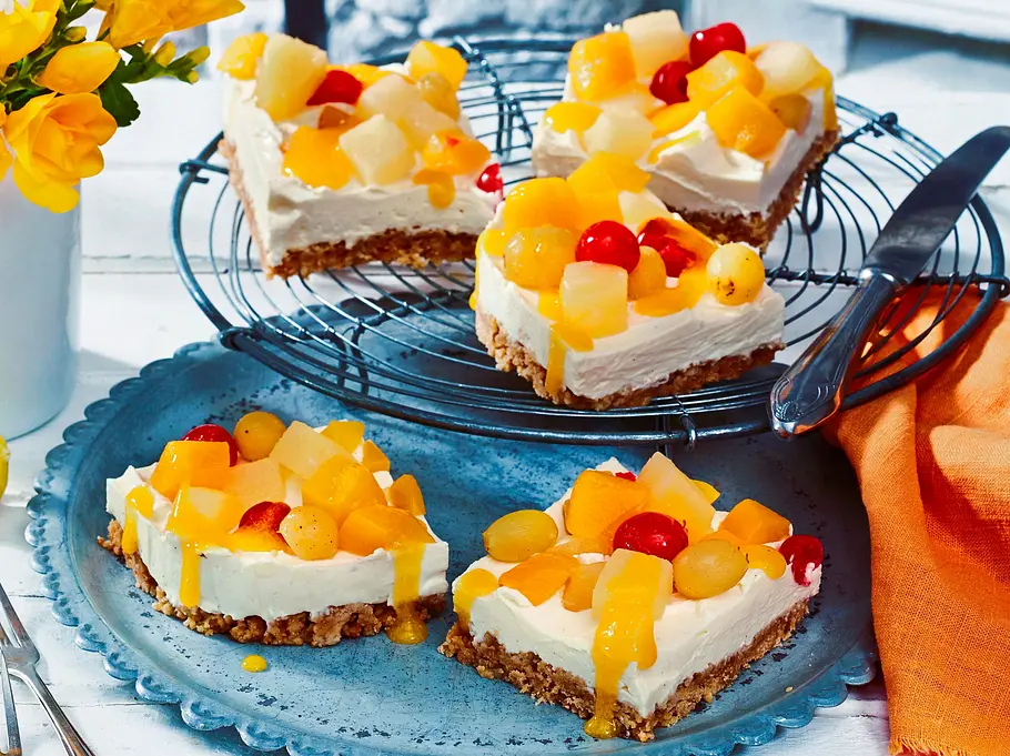 Rucki-zucki-Tuttifrutti-Schnitten Rezept Rucki-zucki-Tuttifrutti-Schnitten Rezept