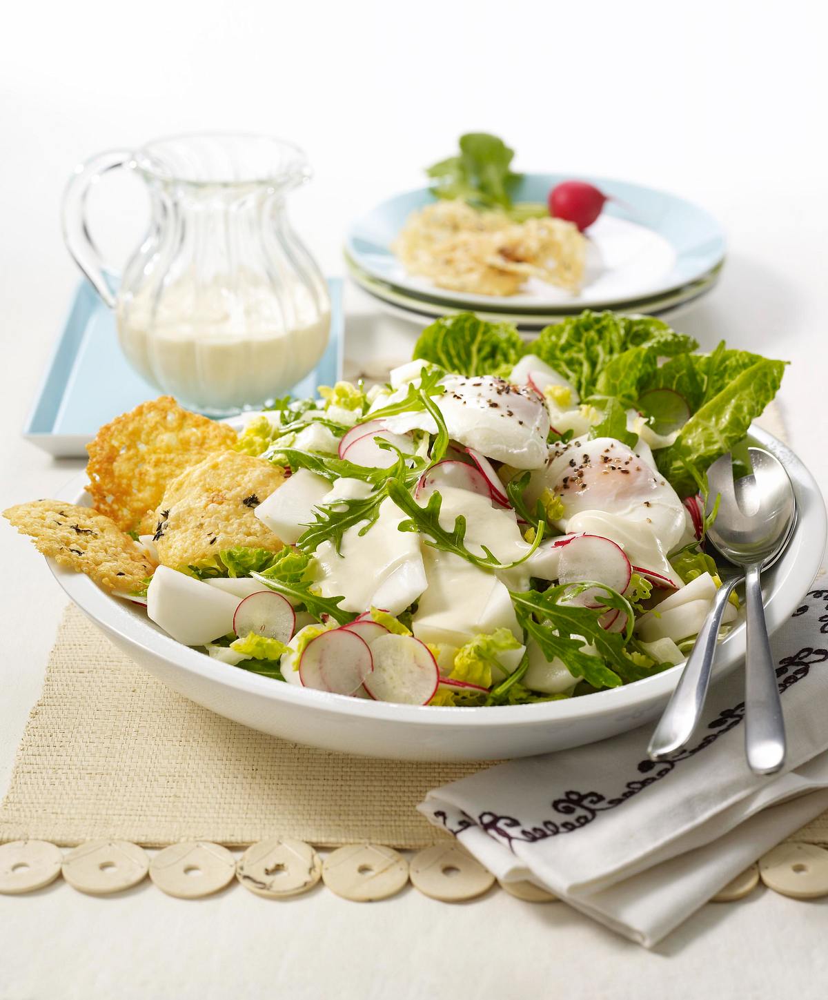 Rucola-Radieschen-Mairübchen-Salat Rezept