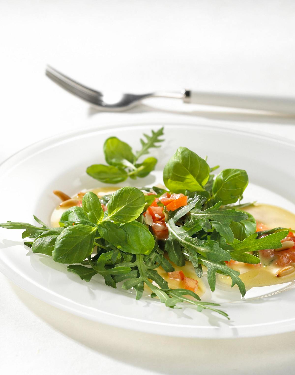 Rucolasalat mit Tomatenvinaigrette Rezept