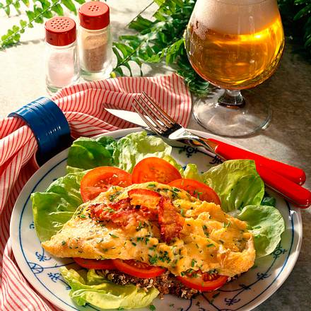 Rührei mit Frühstücksspeck Rezept Rührei mit Frühstücksspeck Rezept