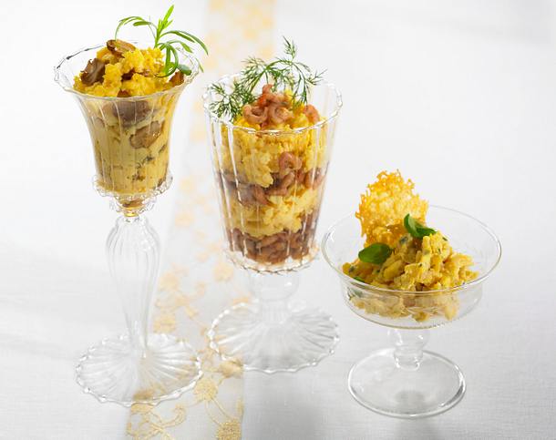 Rührei mit Krabben Rezept