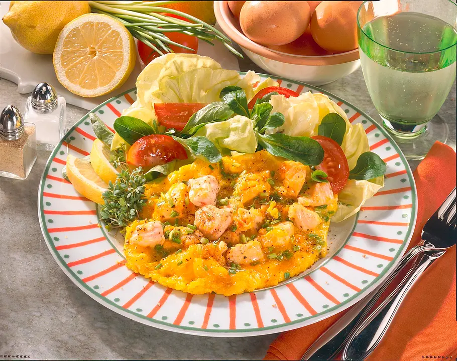 Rührei mit Lachs Rezept Rührei mit Lachs Rezept