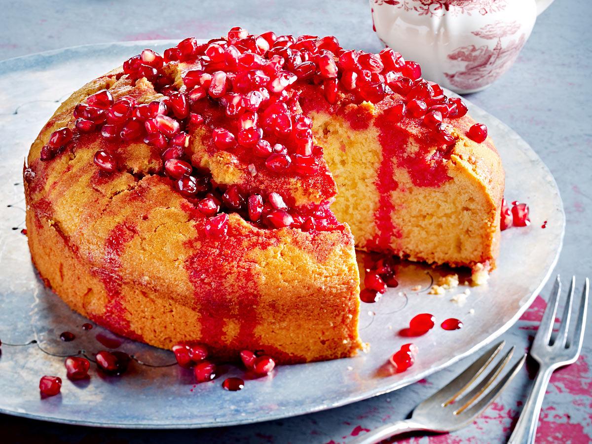 Rührkuchen mit Granatapfel Rezept