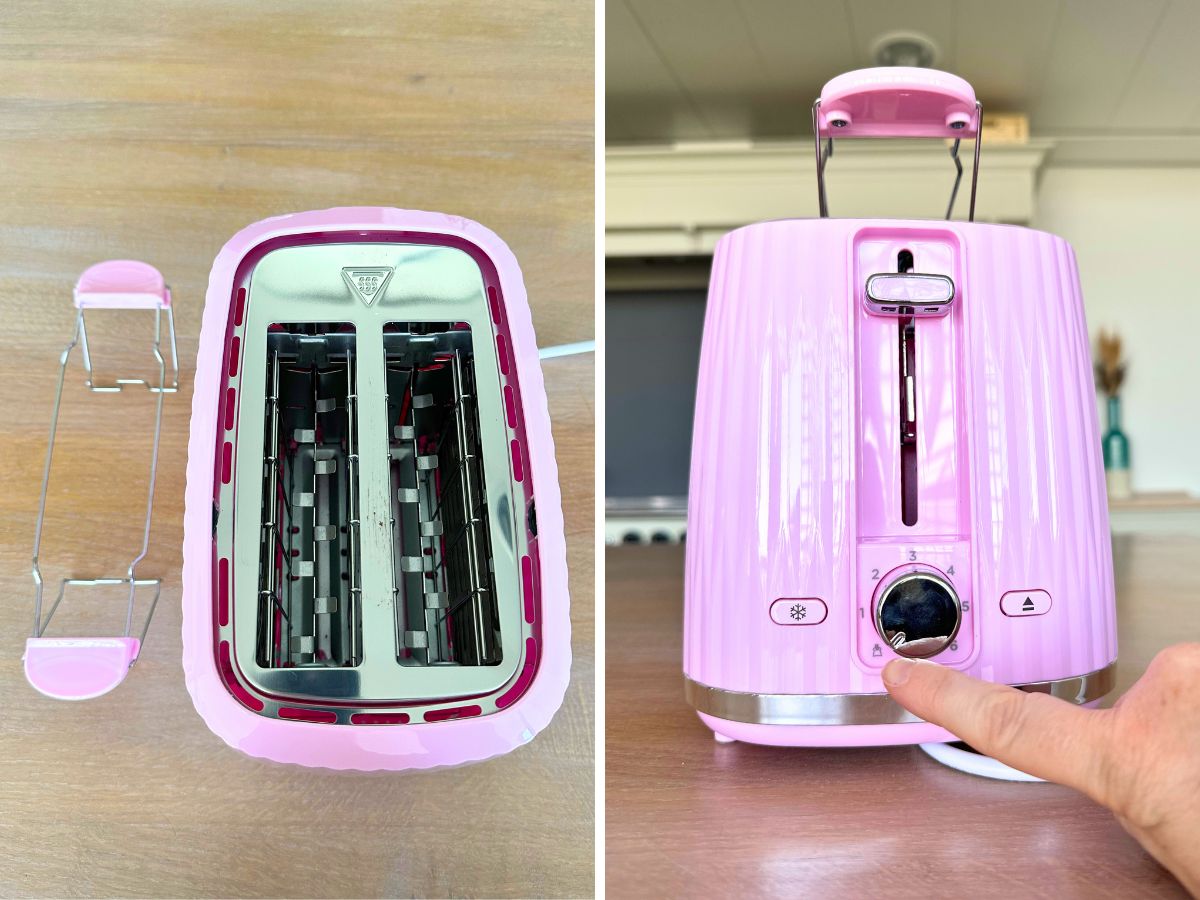 Bedienung vom Russell Hobbs Eden Toasteroaster 