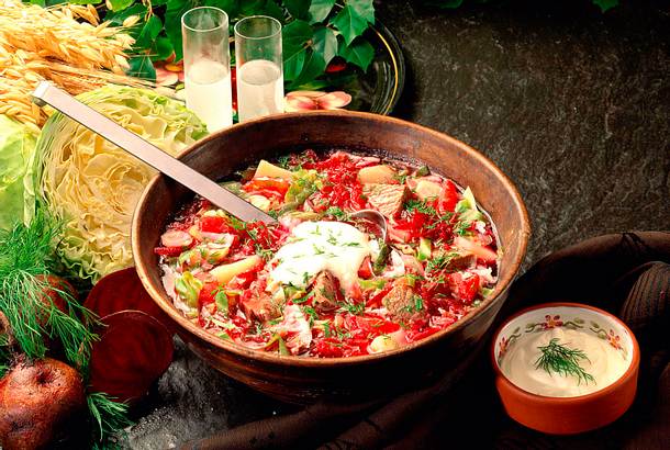 Russischer Borschtsch Rezept Russischer Borschtsch Rezept