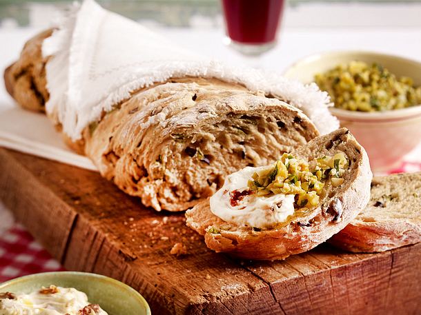 Rustikales Oliven-Ciabatta Rezept