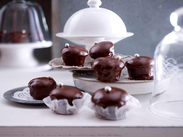 Sacher-Mini-Muffins Rezept Sacher-Mini-Muffins Rezept
