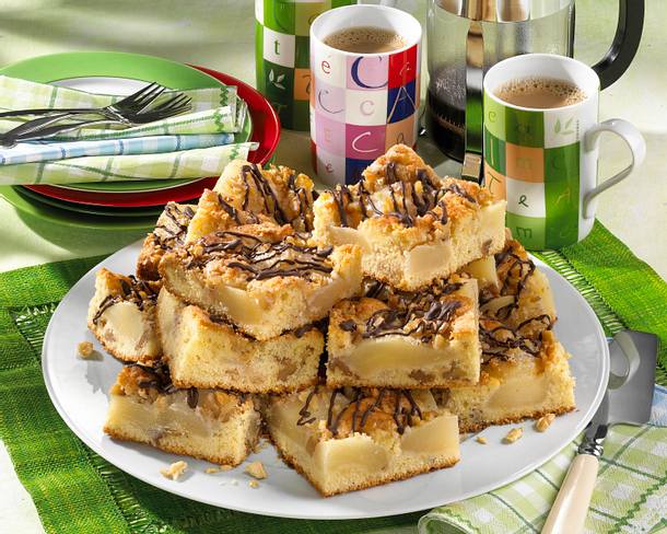 Saftige Birnen-Nuss-Schnitten (Diabetiker) Rezept