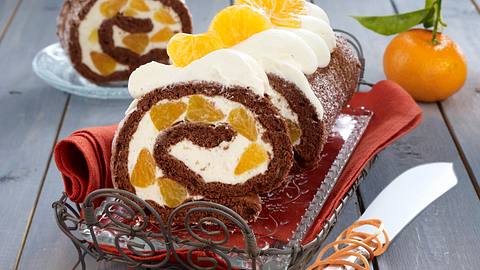 Saftige Clementinen-Biskuitrolle Rezept - Foto: House of Food / Bauer Food Experts KG