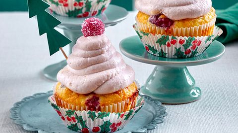 Saftige Cranberry-Cupcakes  Rezept - Foto: House of Food / Bauer Food Experts KG