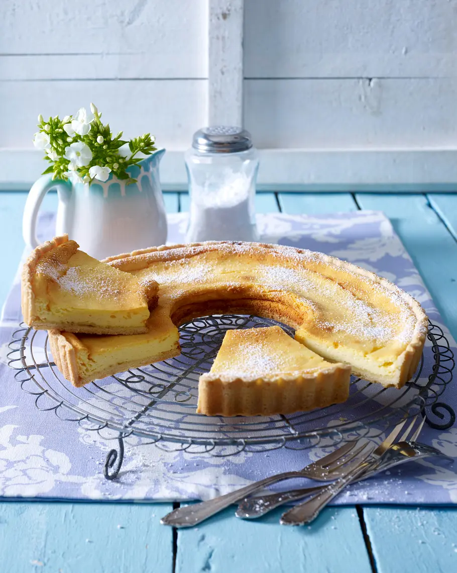 Saftige Käsetarte Rezept Saftige Käsetarte Rezept