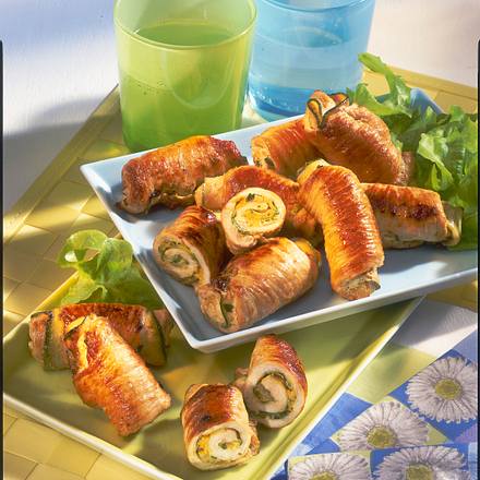 Saftige Putenröllchen Rezept Saftige Putenröllchen Rezept