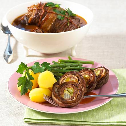 Saftige Rinderrouladen Rezept Saftige Rinderrouladen Rezept