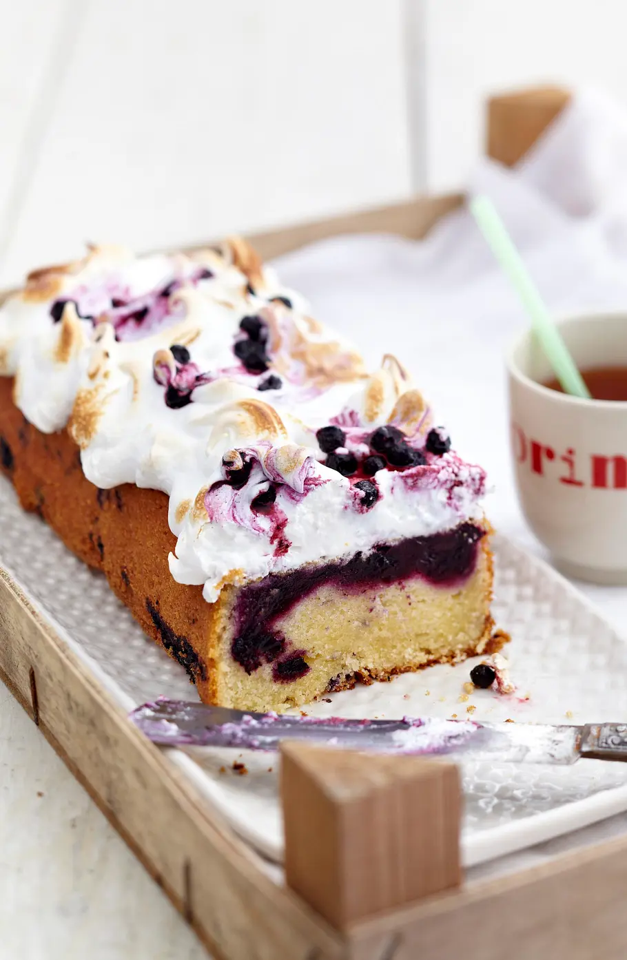 Saftiger Blaubeerkastenkuchen Rezept Saftiger Blaubeerkastenkuchen Rezept