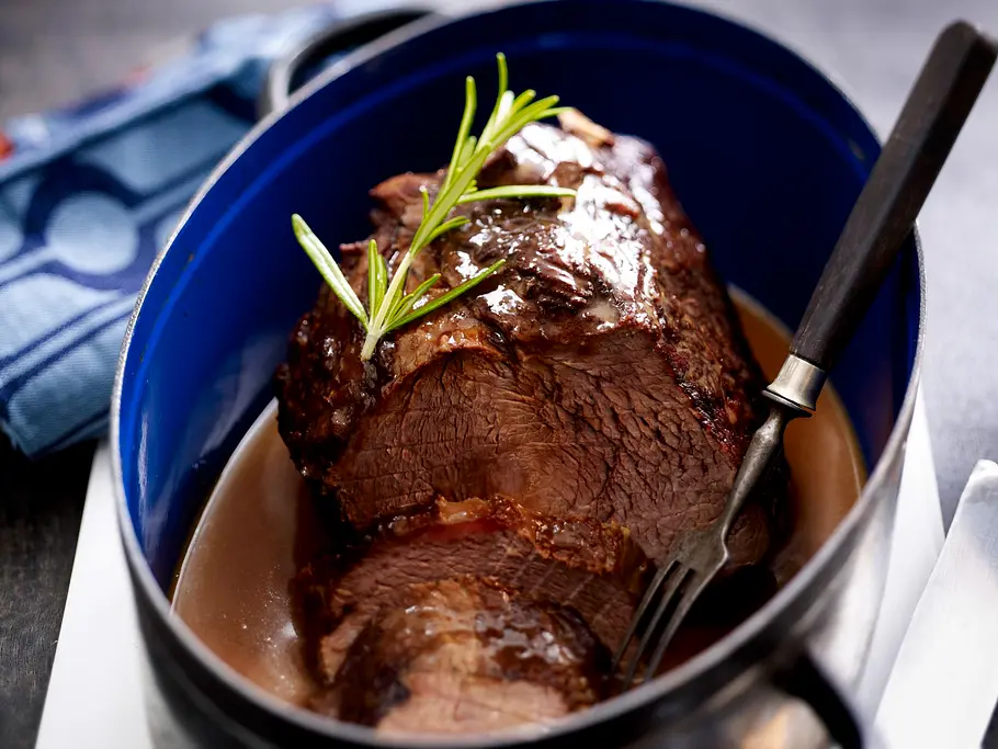 Saftiger Burgunderbraten Rezept