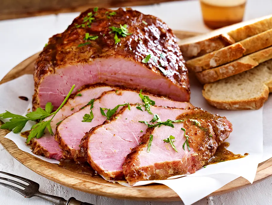 Osterschinken Rezept Saftiger Oster-Schinkenbraten Rezept