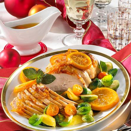 Saftiger Puten-Orangen-Braten Rezept Saftiger Puten-Orangen-Braten Rezept