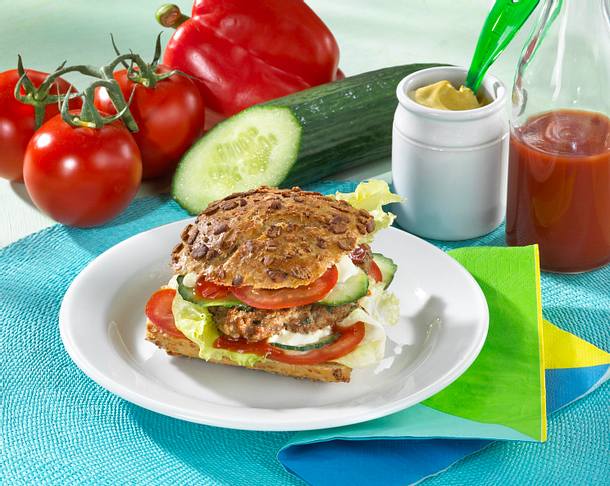 Saftiger Vital-Burger Rezept Saftiger Vital-Burger Rezept