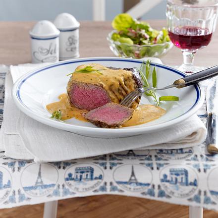 Saftiges Filetsteak mit Sauce Café de Paris Rezept Saftiges Filetsteak mit Sauce Café de Paris Rezept