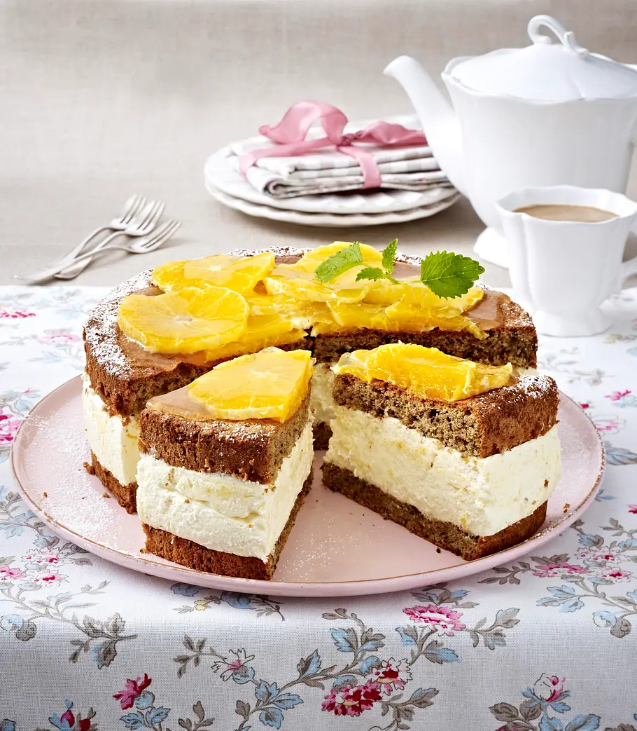 Sahnige Orangentorte Rezept Sahnige Orangentorte Rezept
